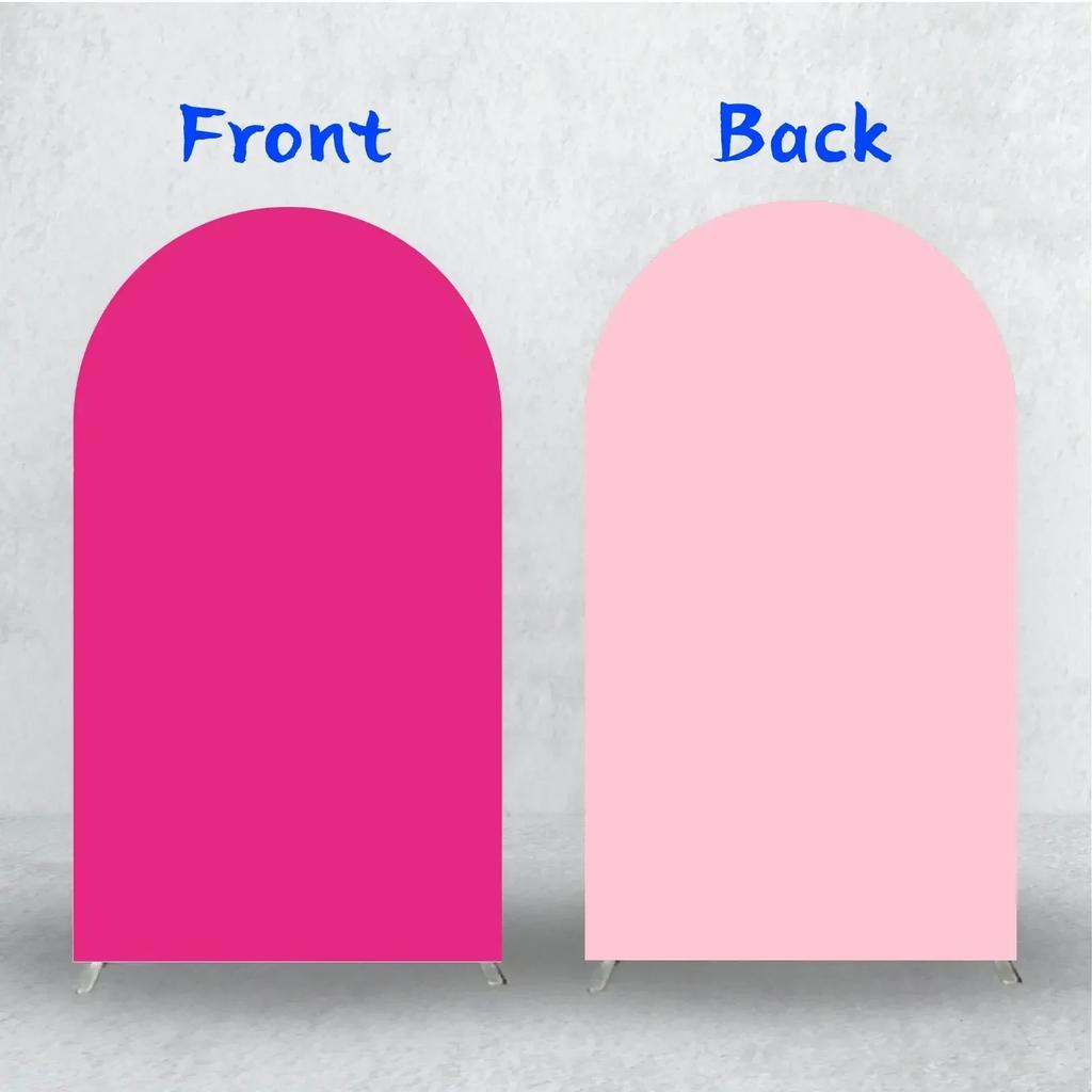 Set di Coperture per Arco di Palloncini Monocolore Solido a Doppia Faccia 6FT-6.6FT-7.2FT - Sfondo Decorativo per Matrimoni/Feste per Accessori Fotografici