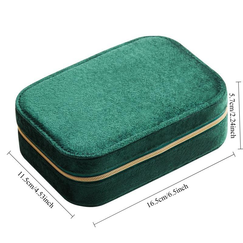 1pcs Velvet Jewelry Box Multifunctional Storage Box Velvet Storage Box Suitable for Storing Earrings Bracelets and Rings