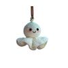 Crochet Sunny Doll Car Charm Handmade Knitted Car Rear View Mirror Hanging Ornaments for Automotive Interior Accessories