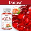 Olio di Krill Antartico Premium 2000mg Softgel con Astaxantina e Omega-3 per il Supporto Cardiovascolare e Articolare 120 Capsule