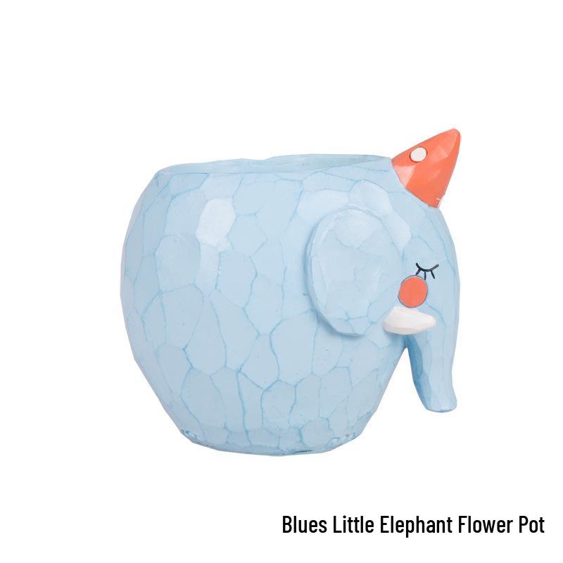 

Креативный домашний мультяшный садовый суккулентный смоляной цветочный горшок