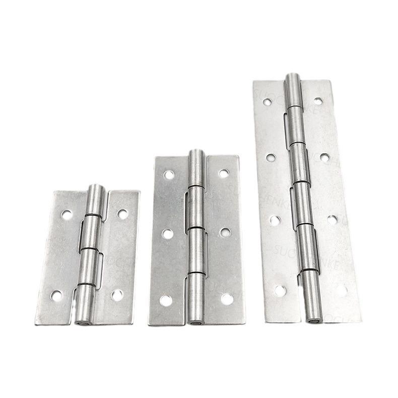 304 Stainless Steel Industrial Butterfly Hinge HHKS25/40/50/65/100 - Narrow Continuous Folding Hinge