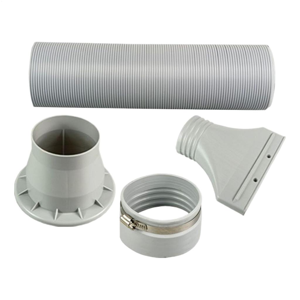 Draagbare AC Raamslang Kit Draagbare AC Unit Kanalisatie Afvoer Kit Verlengstuk Ventilatie Vervangingsadapter Voor Slaapkamer Studiekamer