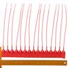 100pcs Red Tamper Seals 250mm Pull Tite Security Tags  Anti Demolition and Anti-theft