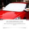 Windshield Cover For Ice And Snow Waterproof Windproof Foldable Shielding Windshield Cover For Snow For Winter Frost Rain Sun