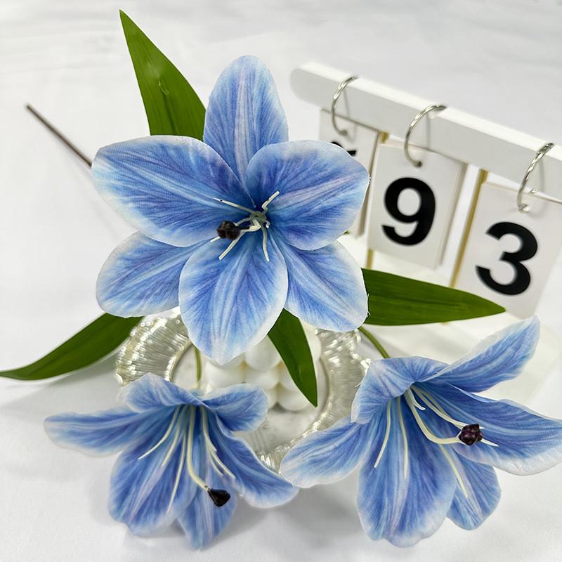 Plant Simulated Lilium Spp Wedding Hotel Restaurant Desktop Decoration Props
