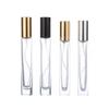10ml Portable Glass Perfume Bottle with Spray, Roller Ball, and Lid - Silkscreen Compatible