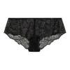 Solid Color Sexy Lace Trim Hipster Underwear Women Underwear Black QF7172AD-UB1