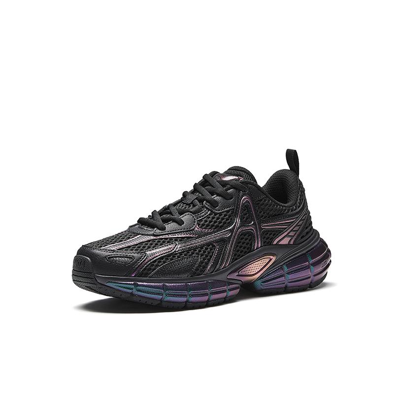 Anta Fu Yao 2.0 Men Retro Trendy Casual Dad Shoes Black Chameleon Purple Green 112548801R-1