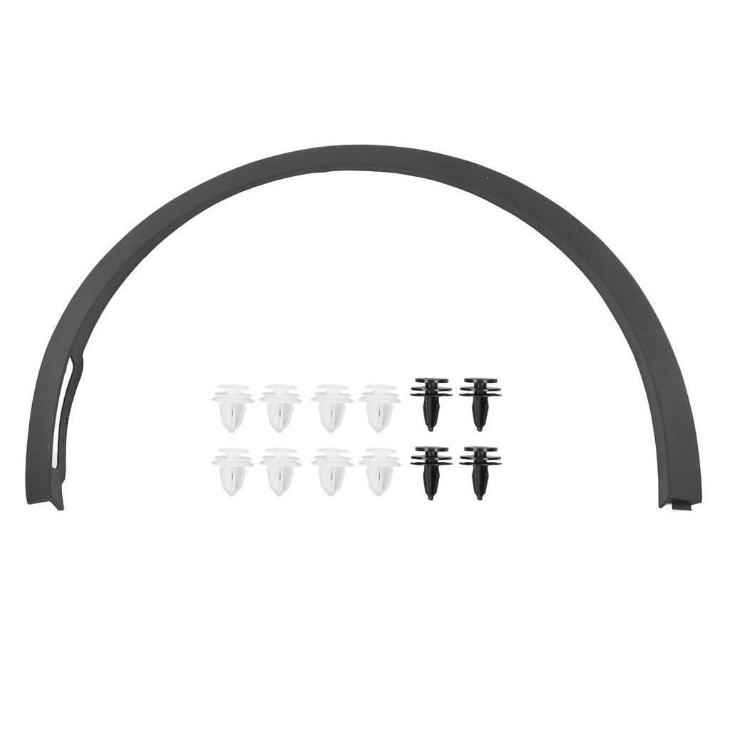 Car Side Wheel Molding Splash Guard Tires Eyebrow Arch Flare Moulding Lip Trim Strip Replacement