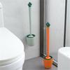Toilet Brush Lavatory Brush Carrot Toilet Brush Holder Set No Drill Innovative Durable Bathroom Cleaning Brush