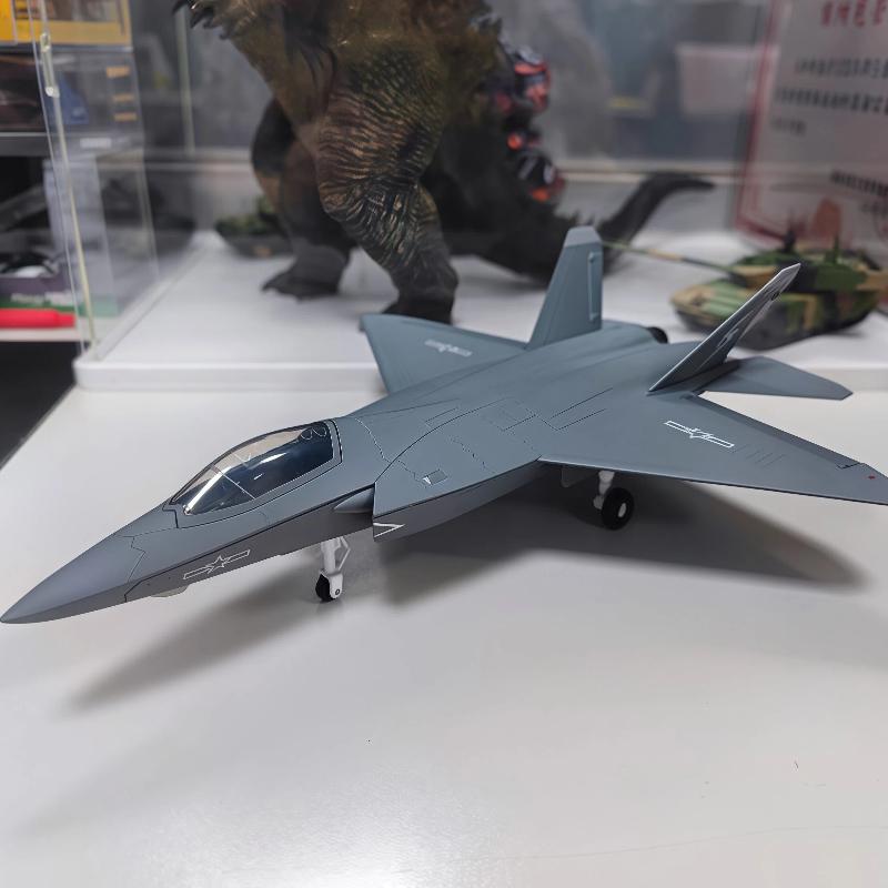 1: 64 [75th Anniversary Painting] J-35a Aircraft Model Simulation Alloy Carrier Based Stealth Fighter Ornament Collection