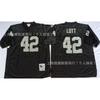 Retro Oakland Raiders Rugby Jersey Mens Embroidered NFL Style Sportswear Fan Apparel Size S-XXXL