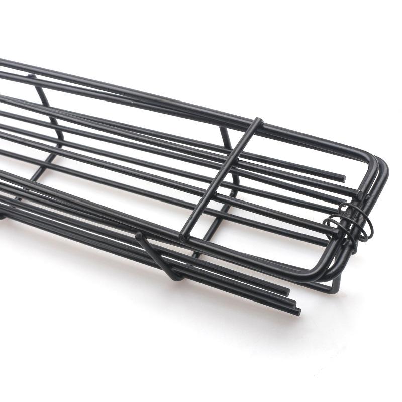 Barbecue Net Wooden Handle Sausage Clip Barbecue Basket Barbecue Clip Barbecue Tool Barbecue Rack