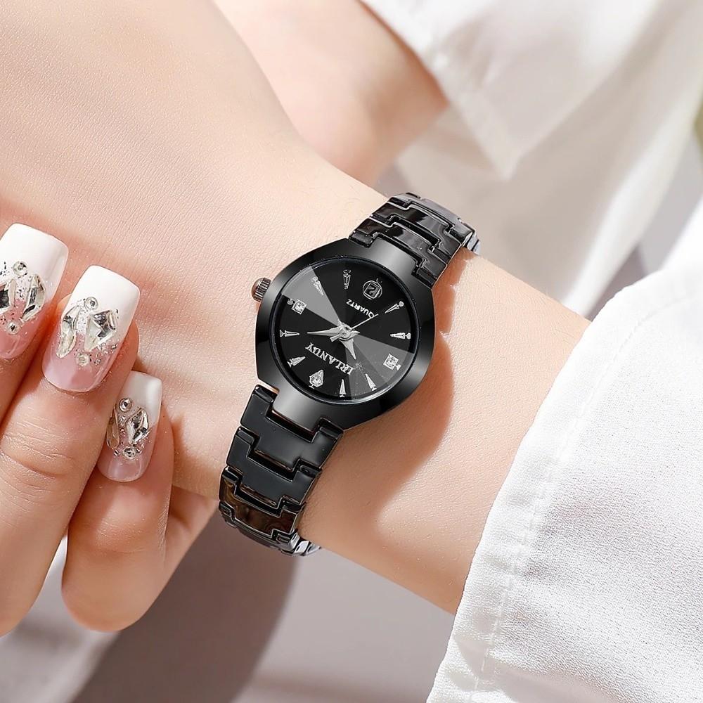 Kalenderfunctie Dameshorloge Verstelbare Band Polshorloges Casual Kwarts Horloge Koppel