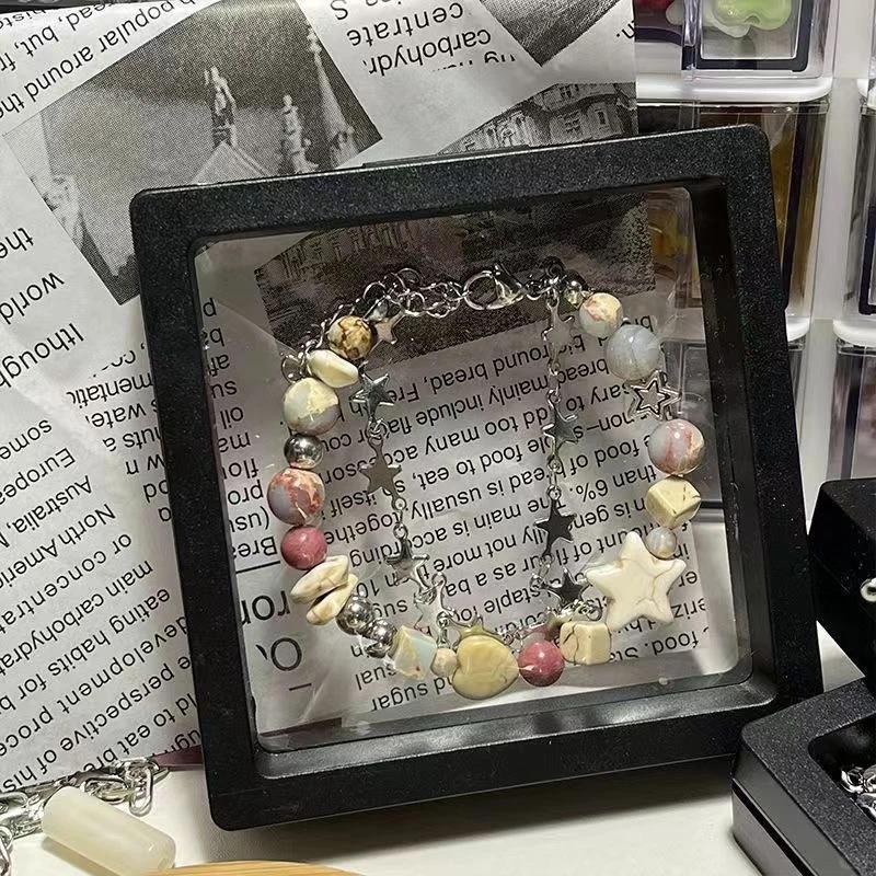 Gentle universe Pluto beaded star bracelet women's summer niche design girlfriend jewelry high value