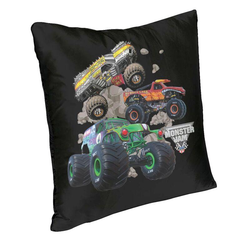Monster Truck Monster Jam Cushion Cover 45x45 Decoration 3D Printing Throw Pillow Case for Car Double Side