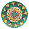 Bohemian Moroccan Ceramic Divided Dinner Plate