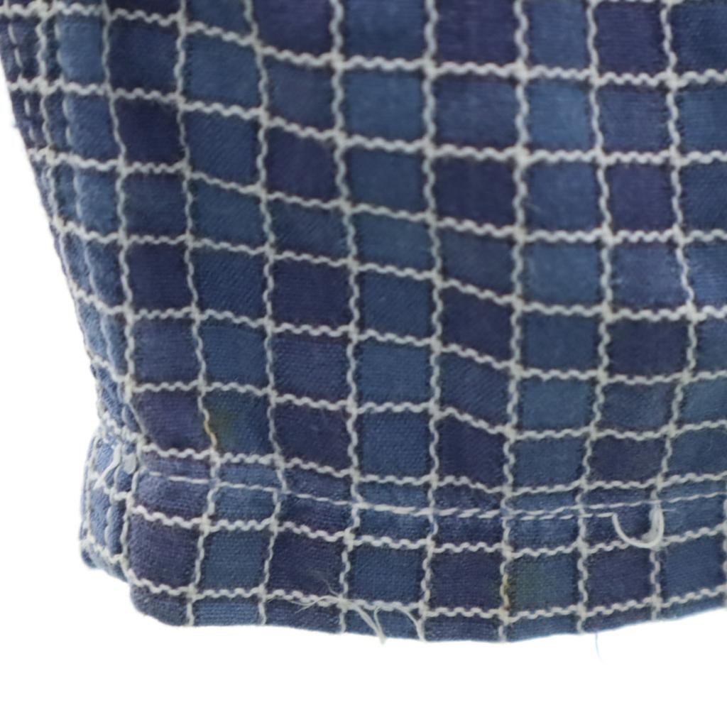 Gramicci Check Pattern Easy pants S Blue Outdoors Men's Used