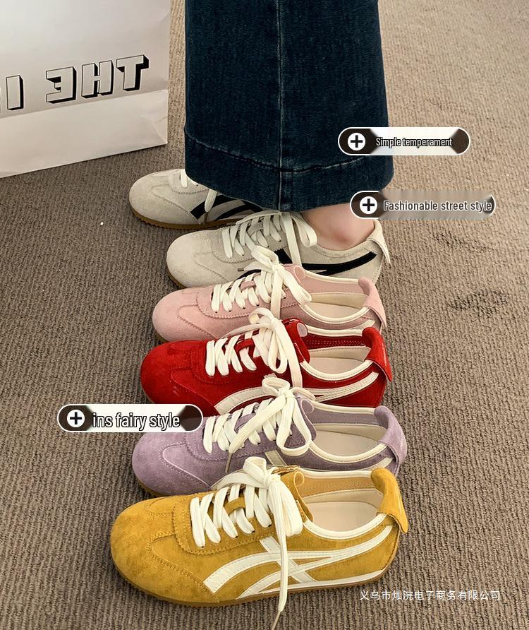 Damen 2025 Retro Deutsch Forrest Gump Inspirierte Trainingsschuhe - Flache Sohle, Vielseitig & Stilvoll Herbst Freizeit-Sneakers