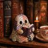 Handgefertigte Geistpuppen-Zubehör Halloween Patchwork-Set, Niedliches DIY-Nähset mit vorgeschnittenen skurrilen Bastelstoffen, Herbst-Feiertags-Bastelset für