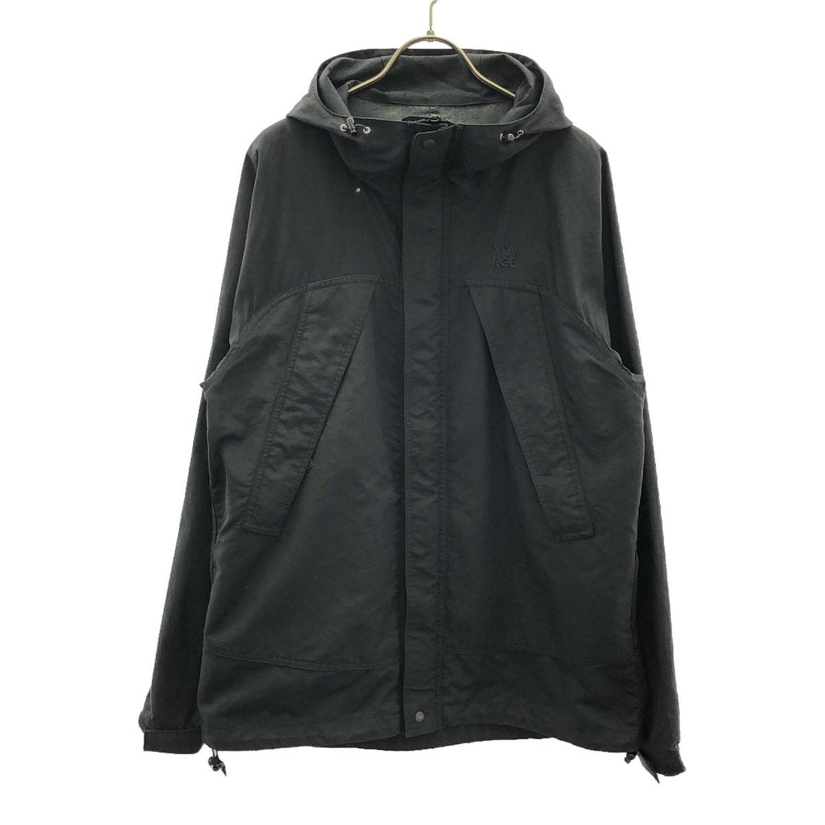 

XLARGE embroidery Nylon jacket L black Men s Used