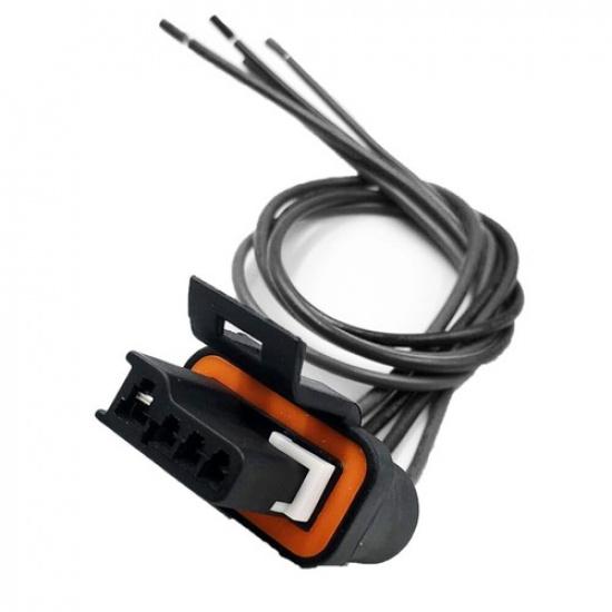 4-Way PT1929 Female Alternator Repair Connector Plug w/ 6" Harness For 88-92 GM