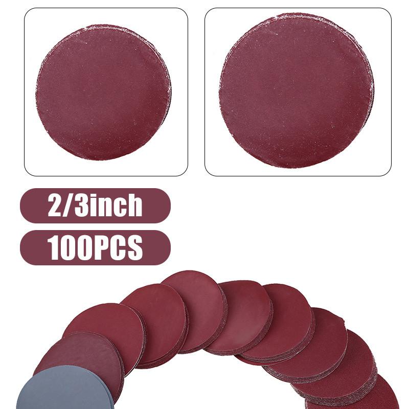 100PCS Sanding Discs Round Abrasive Sandpaper Grit 800-3000 Sanding Belt Paper Polish Pad Angle Grinder