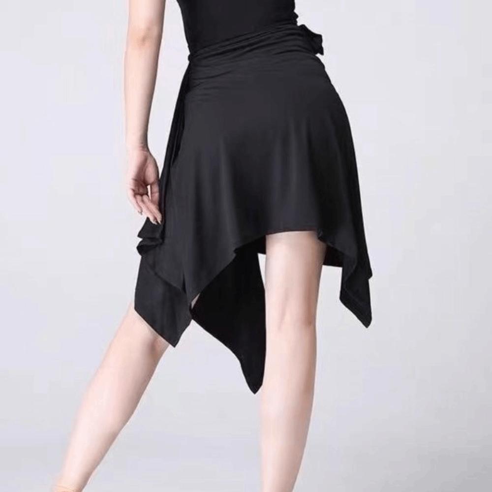 Hip Latin Dance Skate Skirt Lace Up Triangle Dance Skirt Fashion Wrap Scarf Dancewear  Performance