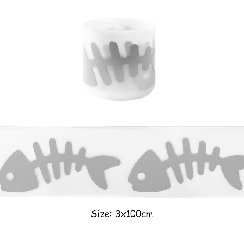 

Серебряные аппликации на одежде, светоотражающая виниловая пленка, наклейка для одежды, теплопередача, Parches Ropa Diy, значки для одежды, нашивки 3x100 см 3x100cm