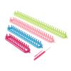 6pcs Long Knitting Loom Set Rectangle Plastic Weaving Looms Set Knitting Loom Set with Hook Needle