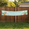 Outdoor Foto Hintergrund Großes Happy Birthday Hof Banner Schild, 70 x 15 Zoll Dekoration Kulisse für Jungen Mädchen Partyzubehör Wandbehang Innen