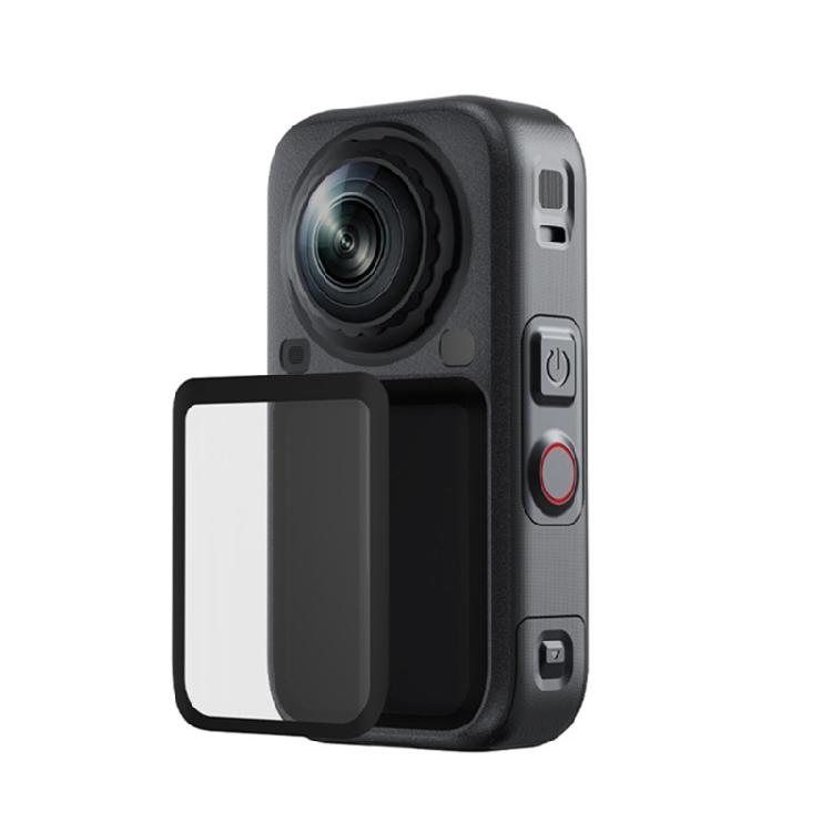 Protective Tempered Glass Film Kit for X6 Action Camera Screen, Tempered Glass Guard with Cleaning Wipes Dust Absorber