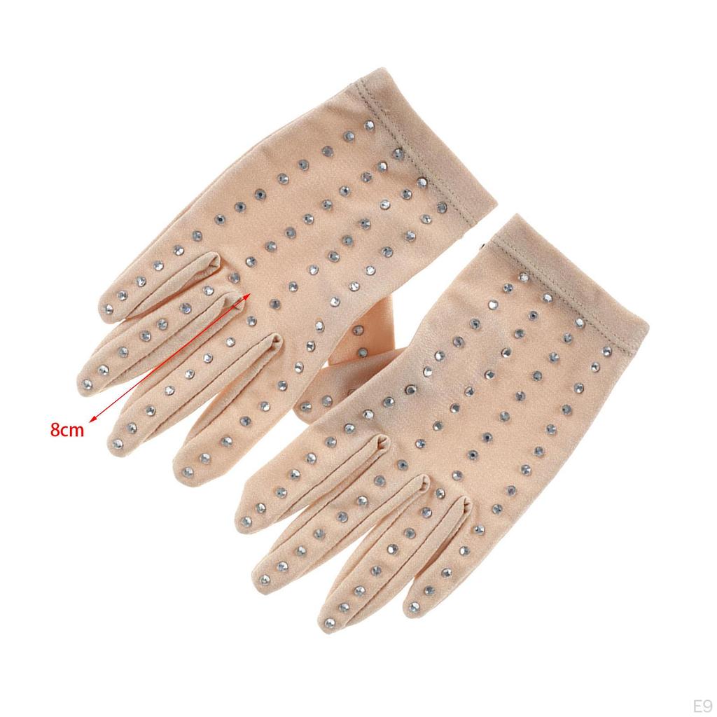 Elegante Damen Eiskunstlaufhandschuhe für Figurenmeisterschaft