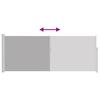 Retractable Side Awning 120 x 300 cm Grey