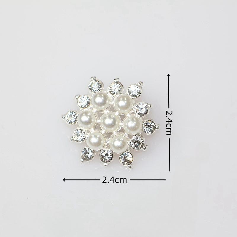 Non-slip Button Underbutton Removable Adjustable No-stitch Button No-stitch Pearl Button Shirt Decorative Brooch Button