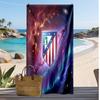 Toalla de Playa Estampada del Atlético de Madrid Secado Rápido Suave Portátil Grande Rectangular Manta de Playa para Viajes Piscina