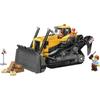 LEGO City Bulldozer Toy Playset 60466 Yellow Building Vehicle Blocks for Boys and Girls Ages 8-10 Kids Children School Minifigure