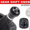 For VW Passat B5 B5.5 B6 1997-2005 5/6 Speed Gear Shift Knob Shifter Gearstick Lever Gaiter Boot Cover Car Styling