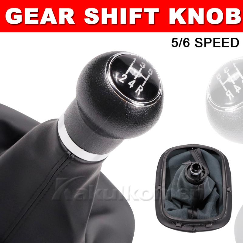For VW Passat B5 B5.5 B6 1997-2005 5/6 Speed Gear Shift Knob Shifter Gearstick Lever Gaiter Boot Cover Car Styling