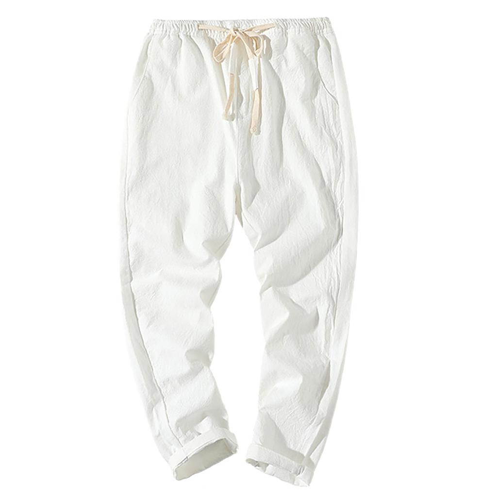 Men Home Outdoor Fashion Casual Basic Loose Breathable Quick-drying Pants