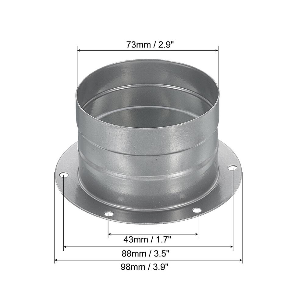 Air Outlet Straight Flange Air Outlet Exhaust Hose Flange