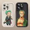 D-28 One Piece Zoro  Case for iPhone 15 14 13 12 8 Plus Samsung S24 S23 Ultra A04S A05S Huawei P40 P50 P60 Nova 11 Pro Max OPPO A17K Reno 10