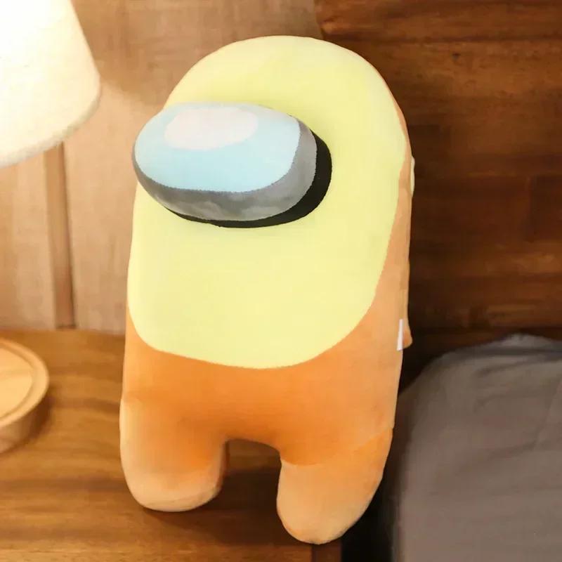 

Cartoon Among Plush Toy Body Pillow Soft Cute Anime Among Sofa Decorative Throw Stuffed Doll Pillow Sleeping Cushion Toy Gift 18cm жёлтый