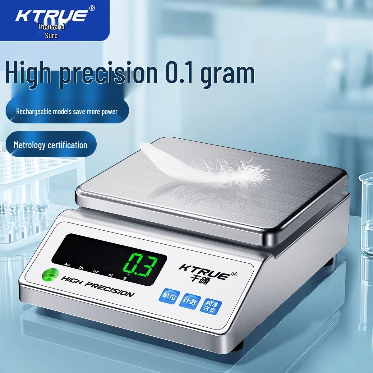

High-Precision 0.001g Milligram Electronic Lab & Jewelry Scale