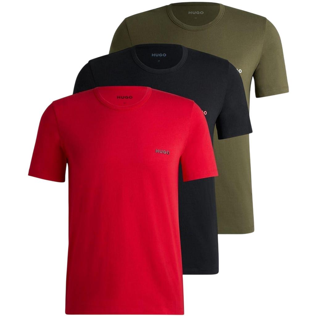 Hugo Mens Plain Pyjama Top (Pack of 3)