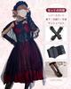 JIURUN Lolita Gothic Lolita Jumper Plus Mori Sweet Sash Gothic Lady Red One-Piece Costume, Skirt, Cosplay, Anime, Size, Girl, Lolita, Outerwear,