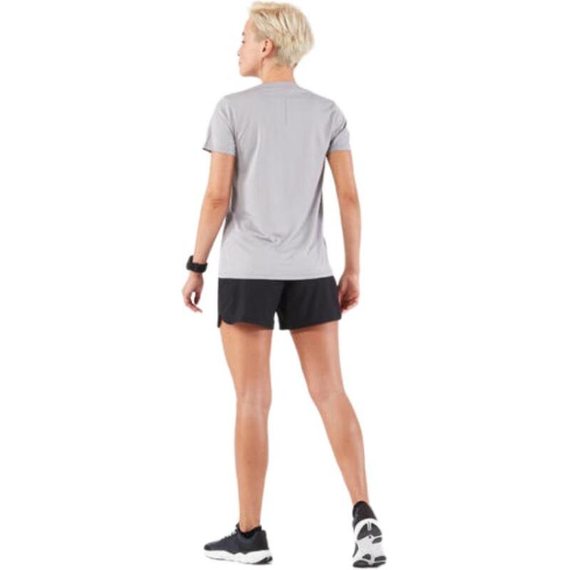 Decathlon 100 Pullover Quick Dry Short Sleeve T-Shirt Women's Grey