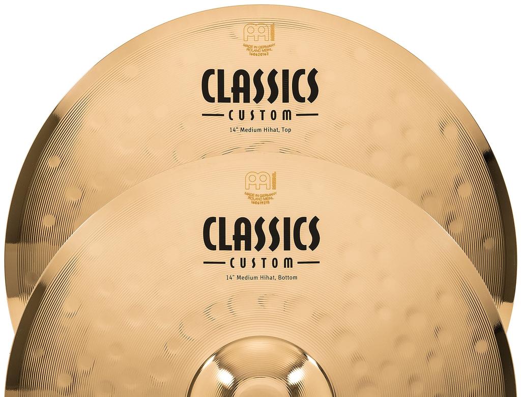 Meinl Classics Custom Series Becken Medium Hihat Paar Hi-Hat 14" CC14MH-B []
