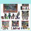 Conjunto de Figuras Roblox Com Personagens Coloridos E Acessórios Para Brincadeiras Criativas